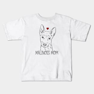 Malinois Mom, Malinois Lover, Belgian Malinois Kids T-Shirt